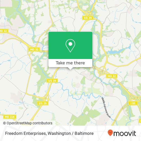 Freedom Enterprises map