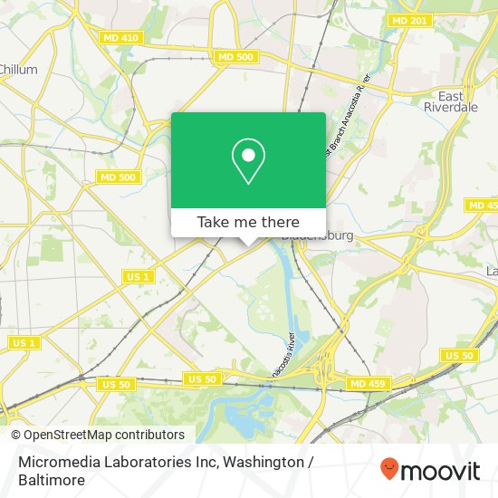 Mapa de Micromedia Laboratories Inc