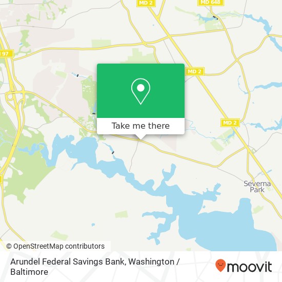 Arundel Federal Savings Bank map