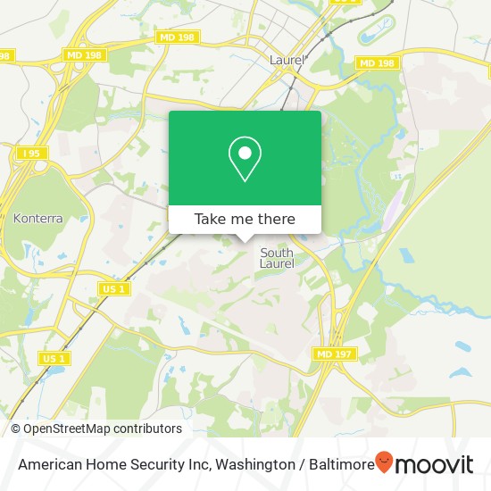 Mapa de American Home Security Inc