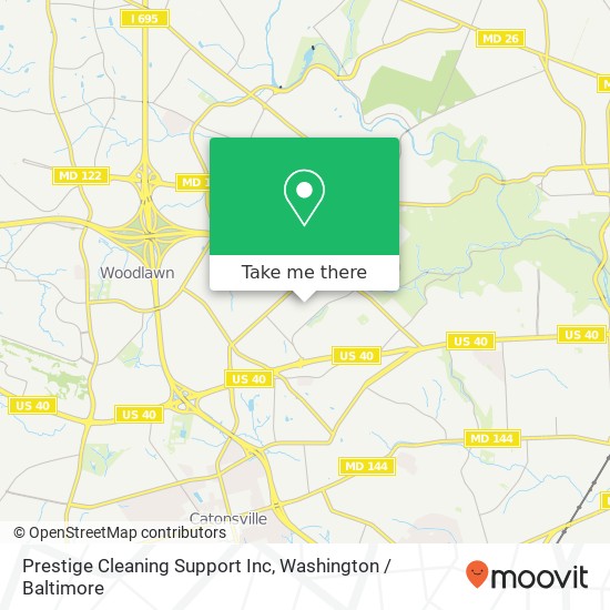 Prestige Cleaning Support Inc map