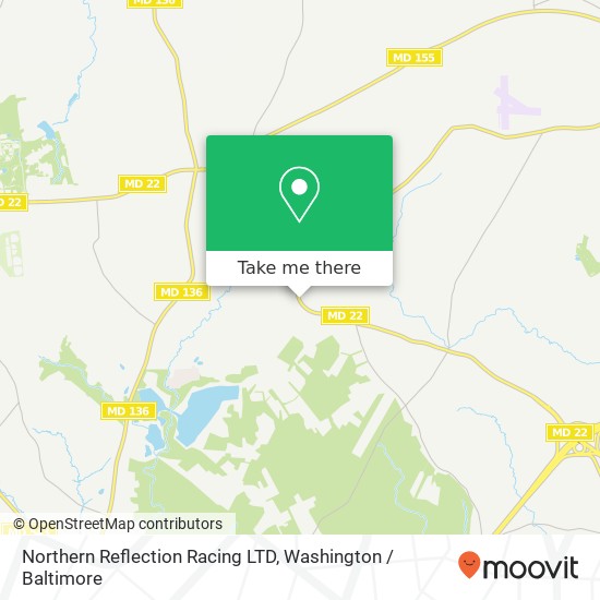 Mapa de Northern Reflection Racing LTD