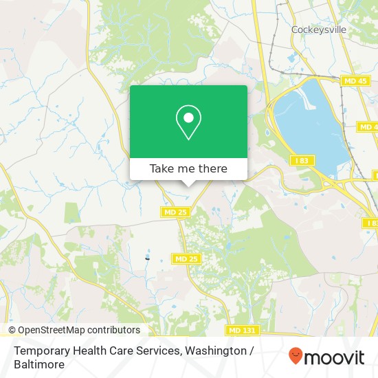 Mapa de Temporary Health Care Services