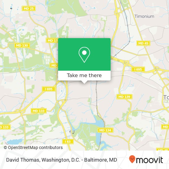 David Thomas map
