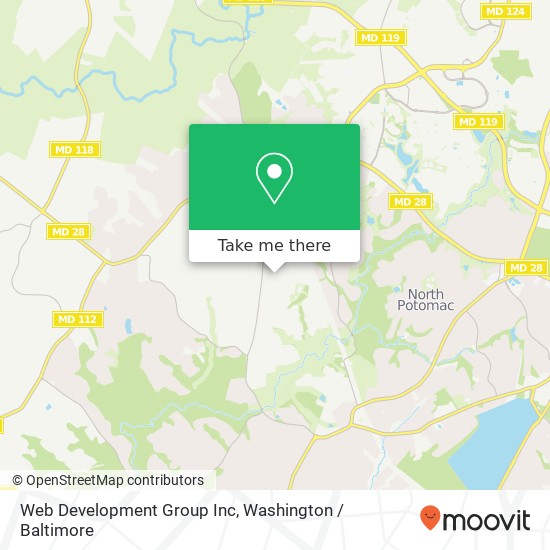 Web Development Group Inc map