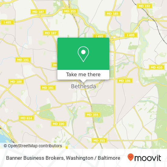 Banner Business Brokers map