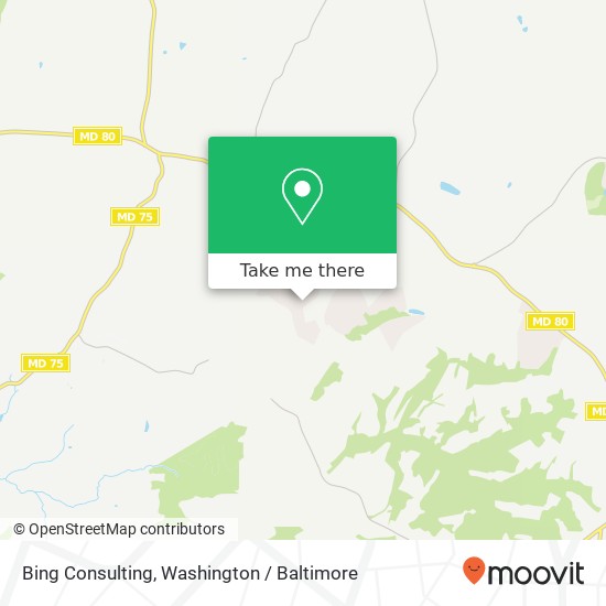 Mapa de Bing Consulting
