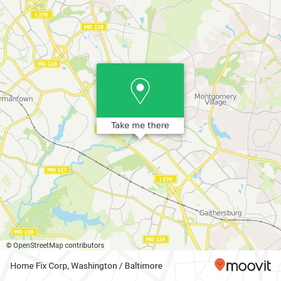 Mapa de Home Fix Corp