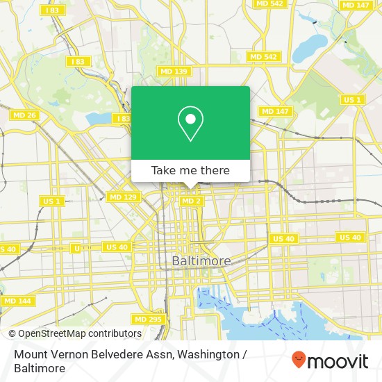 Mapa de Mount Vernon Belvedere Assn