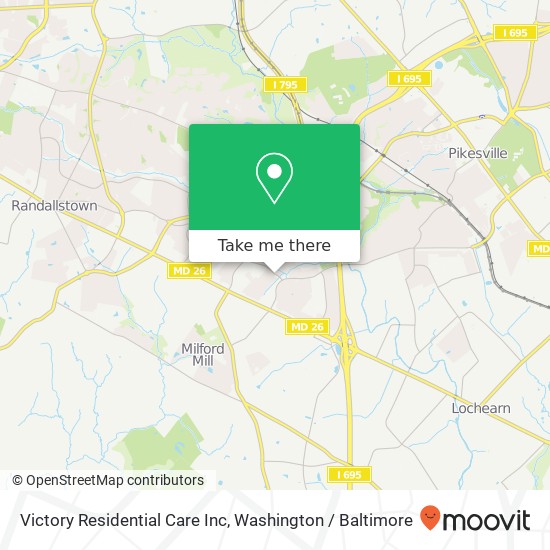 Victory Residential Care Inc map