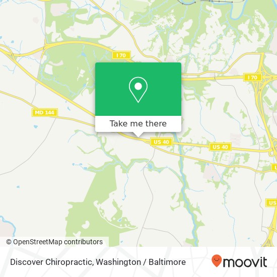 Mapa de Discover Chiropractic