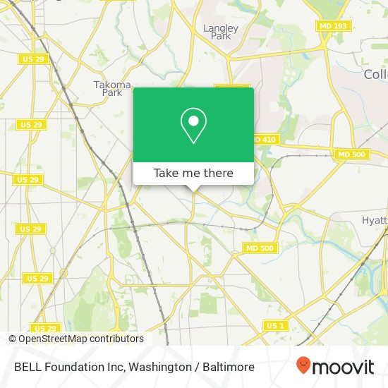 Mapa de BELL Foundation  Inc