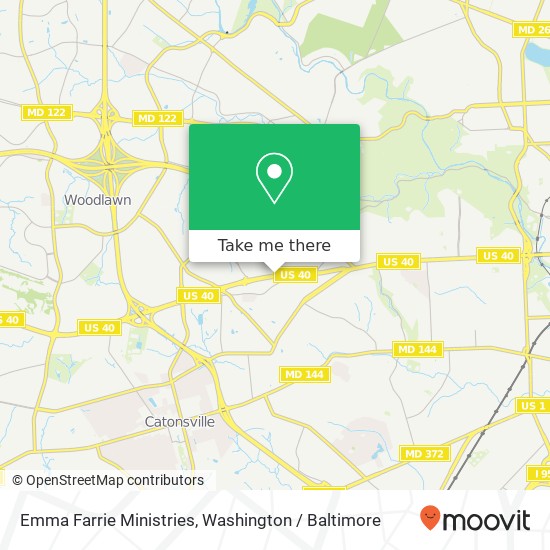 Emma Farrie Ministries map