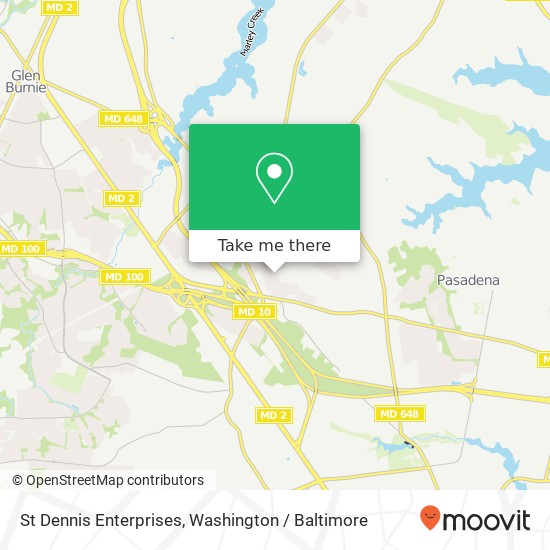 Mapa de St Dennis Enterprises