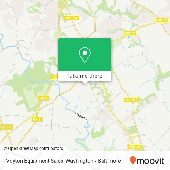 Voyton Equipment Sales map