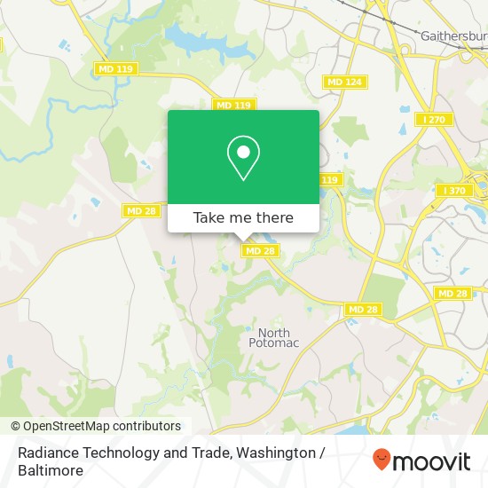 Mapa de Radiance Technology and Trade