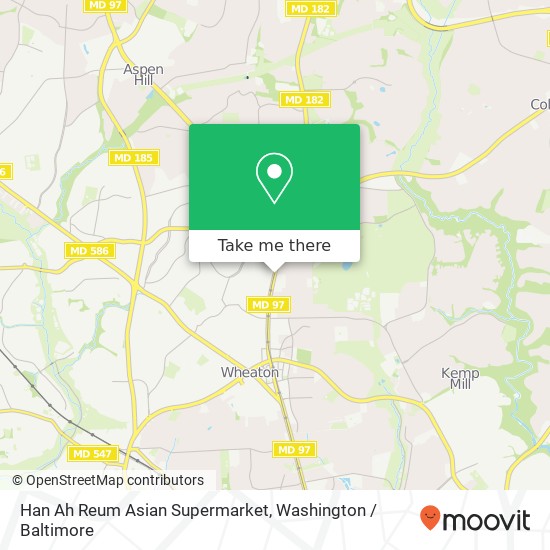 Mapa de Han Ah Reum Asian Supermarket