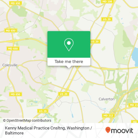 Mapa de Kenny Medical Practice Cnsltng