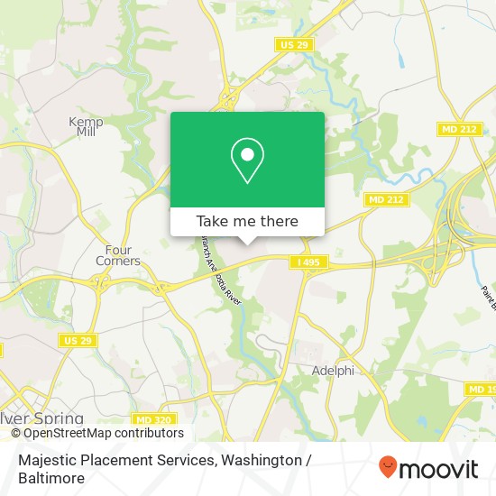 Mapa de Majestic Placement Services
