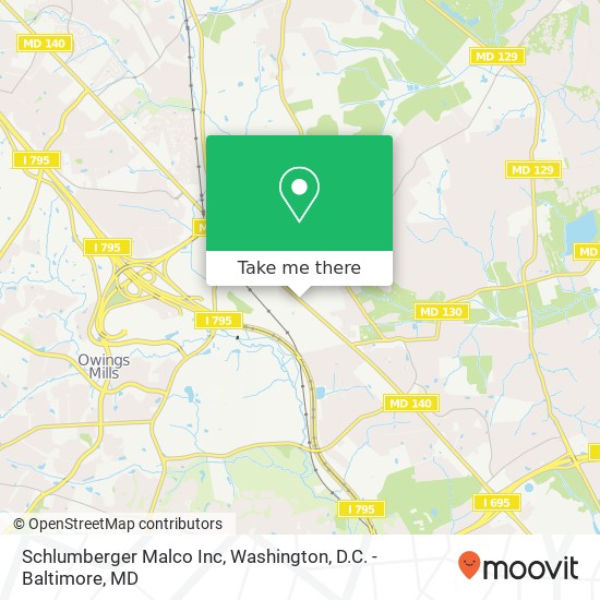 Schlumberger Malco Inc map