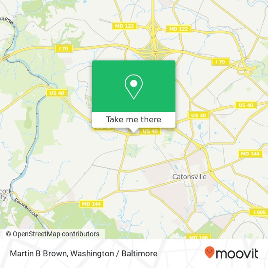 Mapa de Martin B Brown