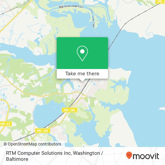 Mapa de RTM Computer Solutions Inc
