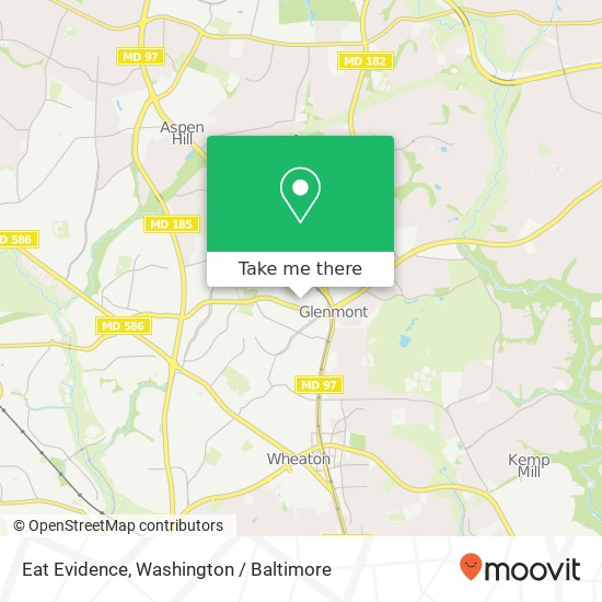 Mapa de Eat Evidence