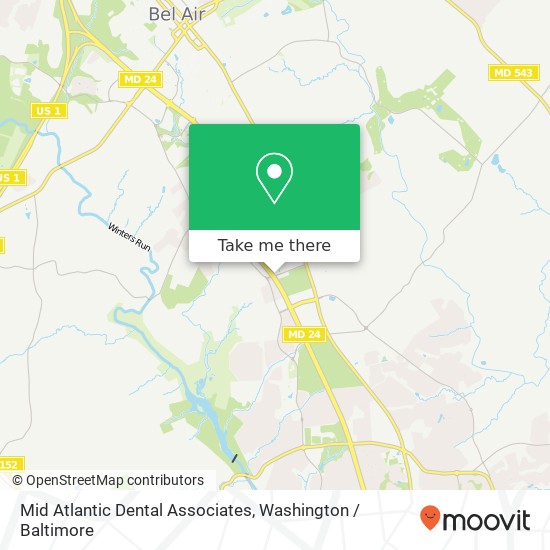 Mid Atlantic Dental Associates map