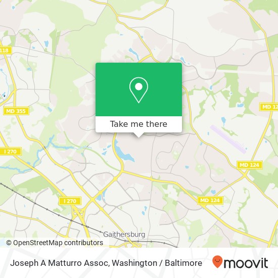 Joseph A Matturro Assoc map