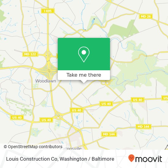 Mapa de Louis Construction Co