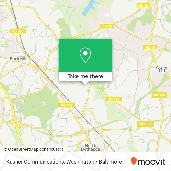 Mapa de Kasher Communications