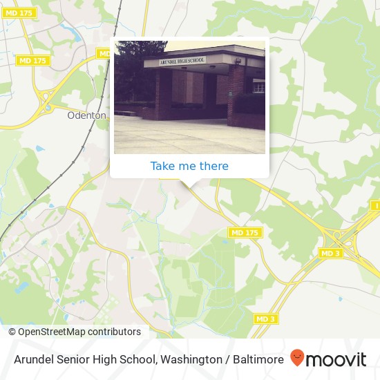 Mapa de Arundel Senior High School