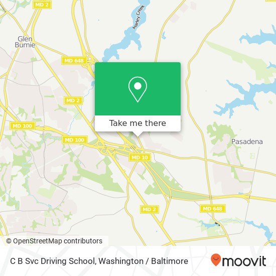 C B Svc Driving School map