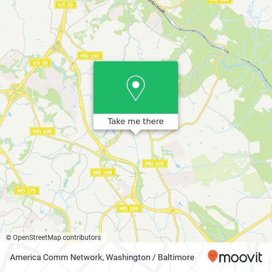 America Comm Network map