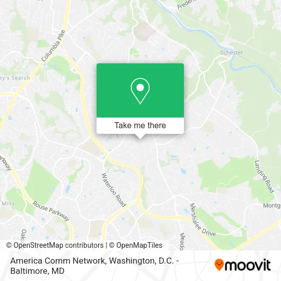 America Comm Network map