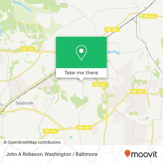 Mapa de John A Robeson