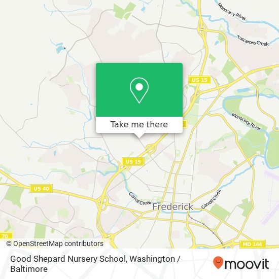 Mapa de Good Shepard Nursery School