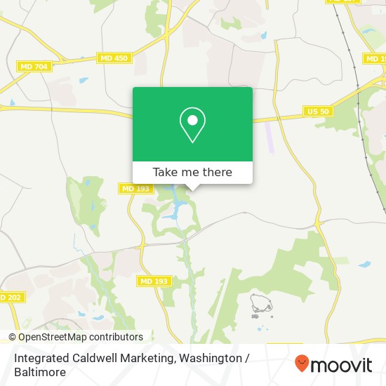 Integrated Caldwell Marketing map