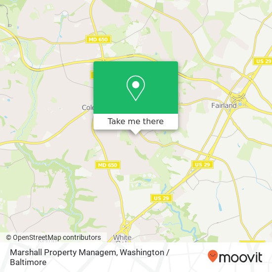 Marshall Property Managem map