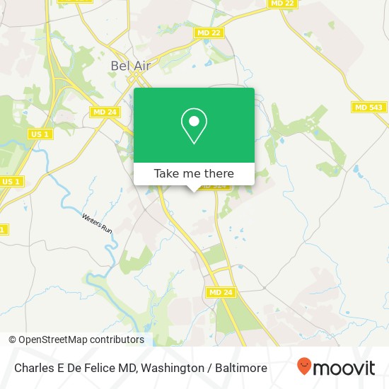 Mapa de Charles E De Felice MD
