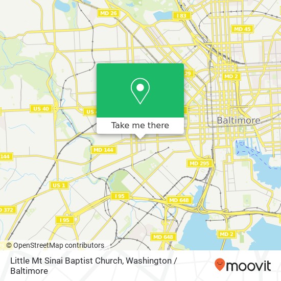 Little Mt Sinai Baptist Church map