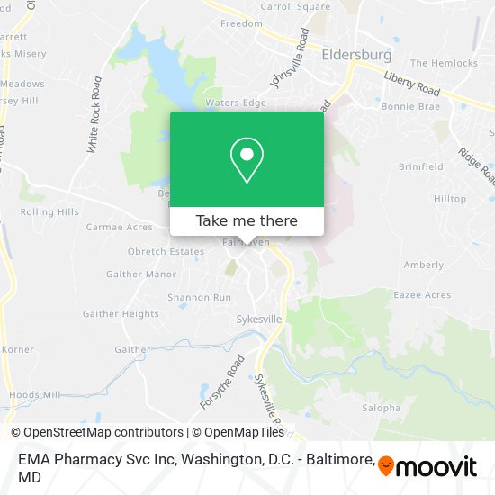 EMA Pharmacy Svc Inc map