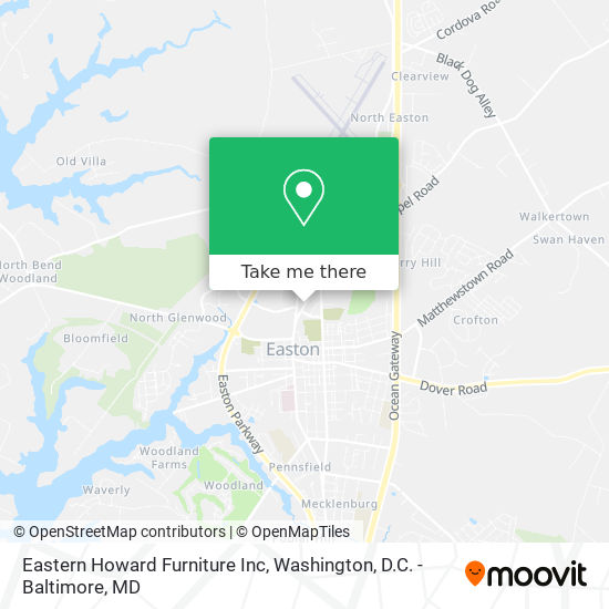 Mapa de Eastern Howard Furniture Inc