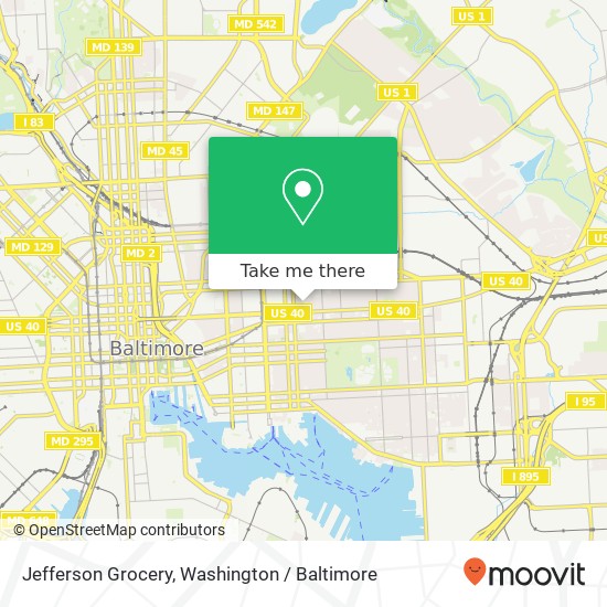 Jefferson Grocery map