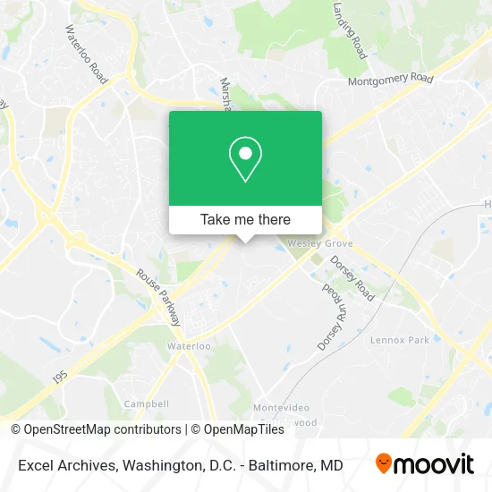 Excel Archives map
