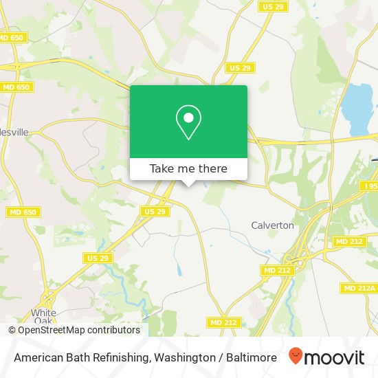 Mapa de American Bath Refinishing