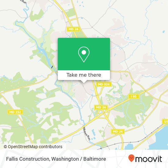 Fallis Construction map