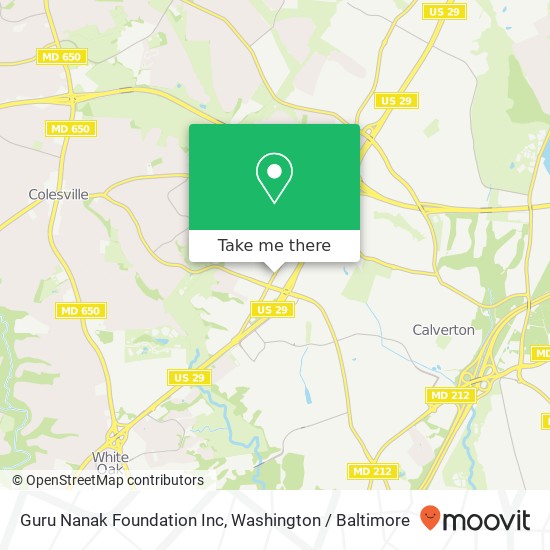 Guru Nanak Foundation Inc map