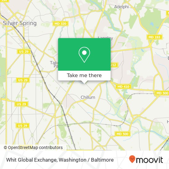 Whit Global Exchange map