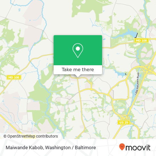 Mapa de Maiwande Kabob